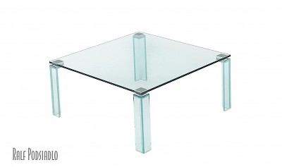 Couchtische nach Maß RETTAN - Glas-Füsse