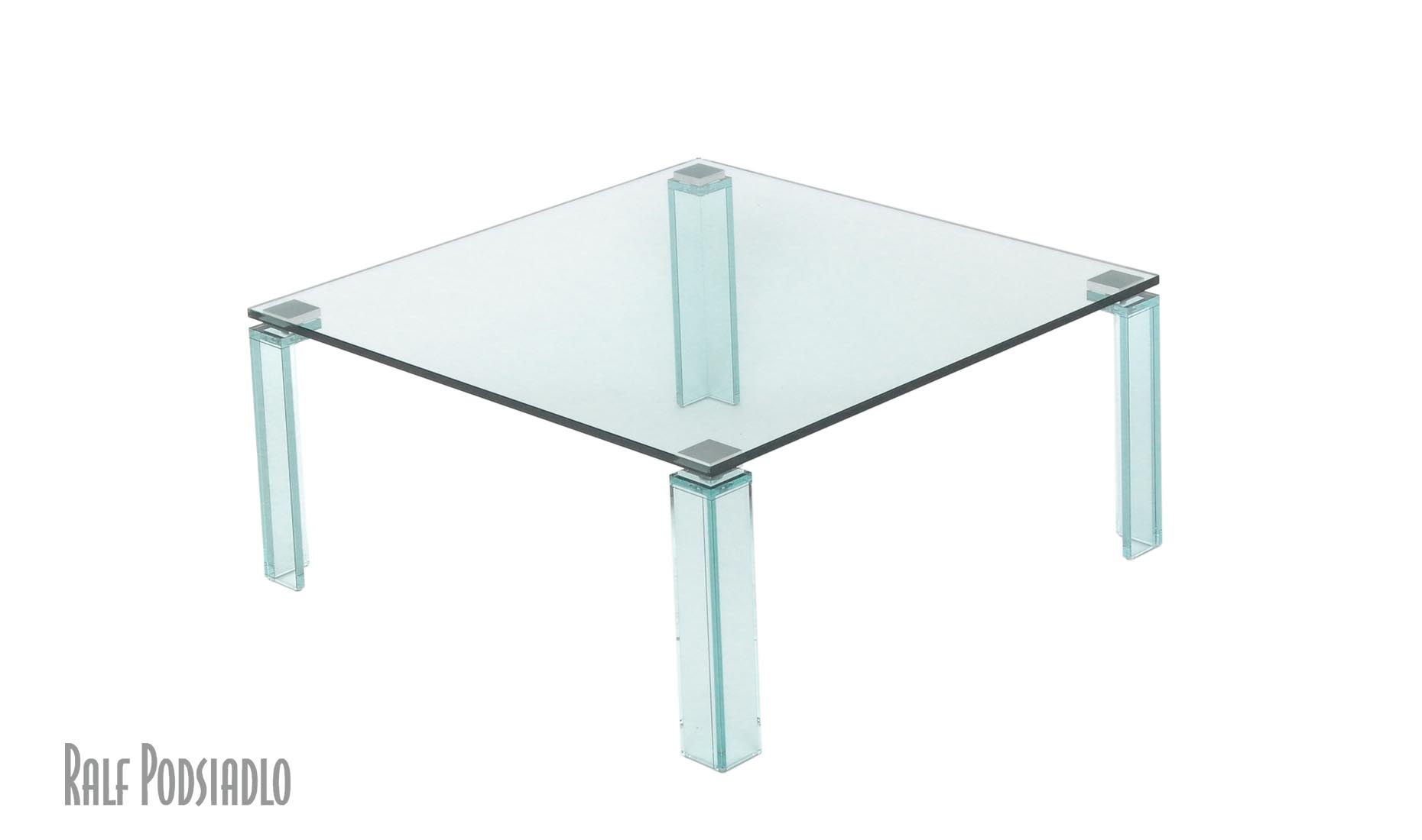 Couchtische nach Maß RETTAN - Glas-Füsse