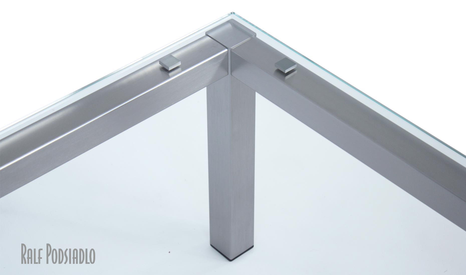 Couchtische - Glas, coffee tables: Floatglas, Parsolglas (Rauchglas), Satinato-Glas, Optiwhite, lackierts Glas - Maßanfertigung in eigener Manufaktur