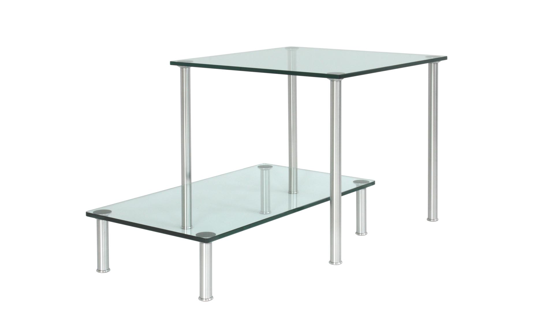 OBJEKT-30-OUT Couchtische-Glas, Glastisch-Satz