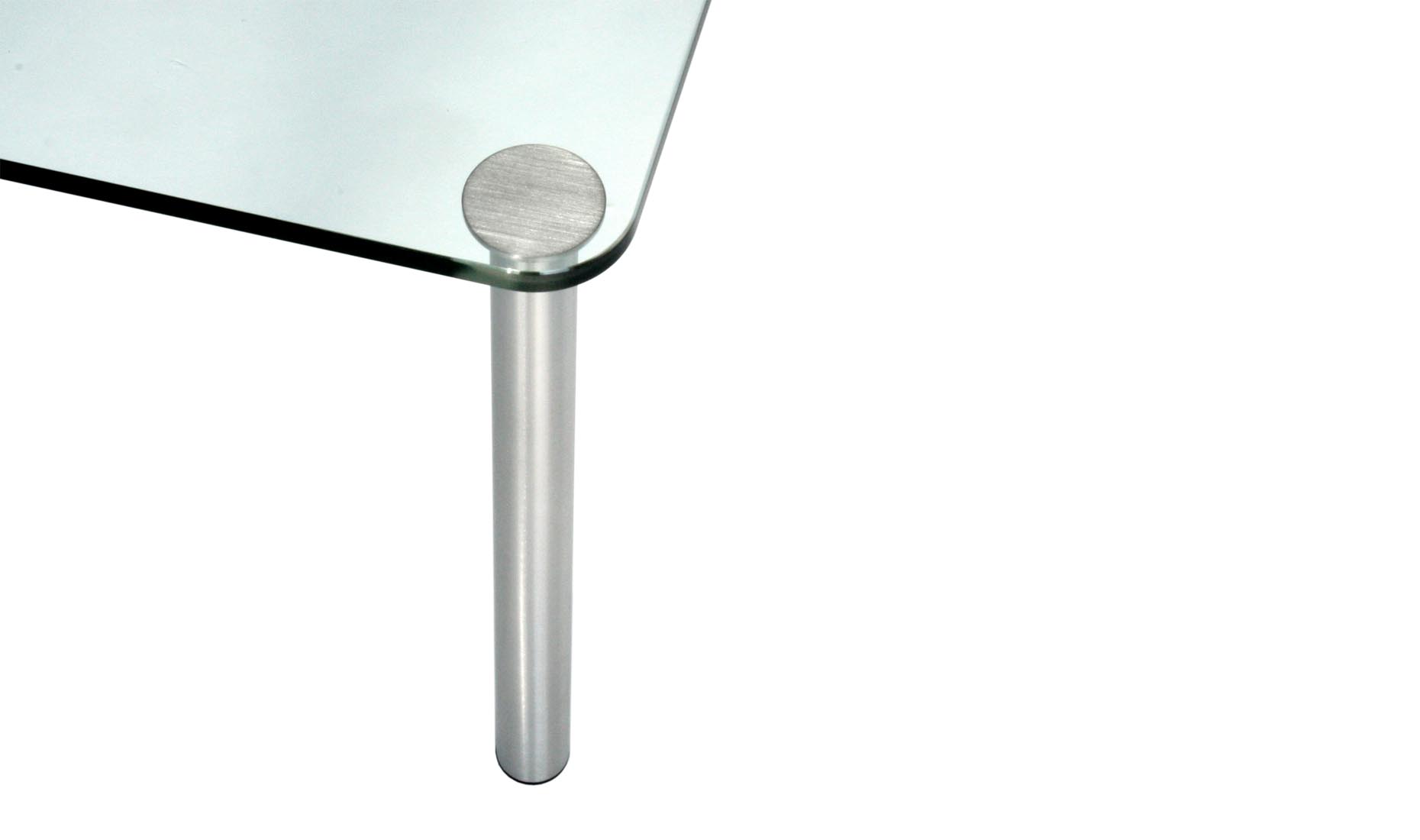 Clubtisch OBJEKT-30-OUT Eckenradius R35mm, Beine D30mm DETAIL