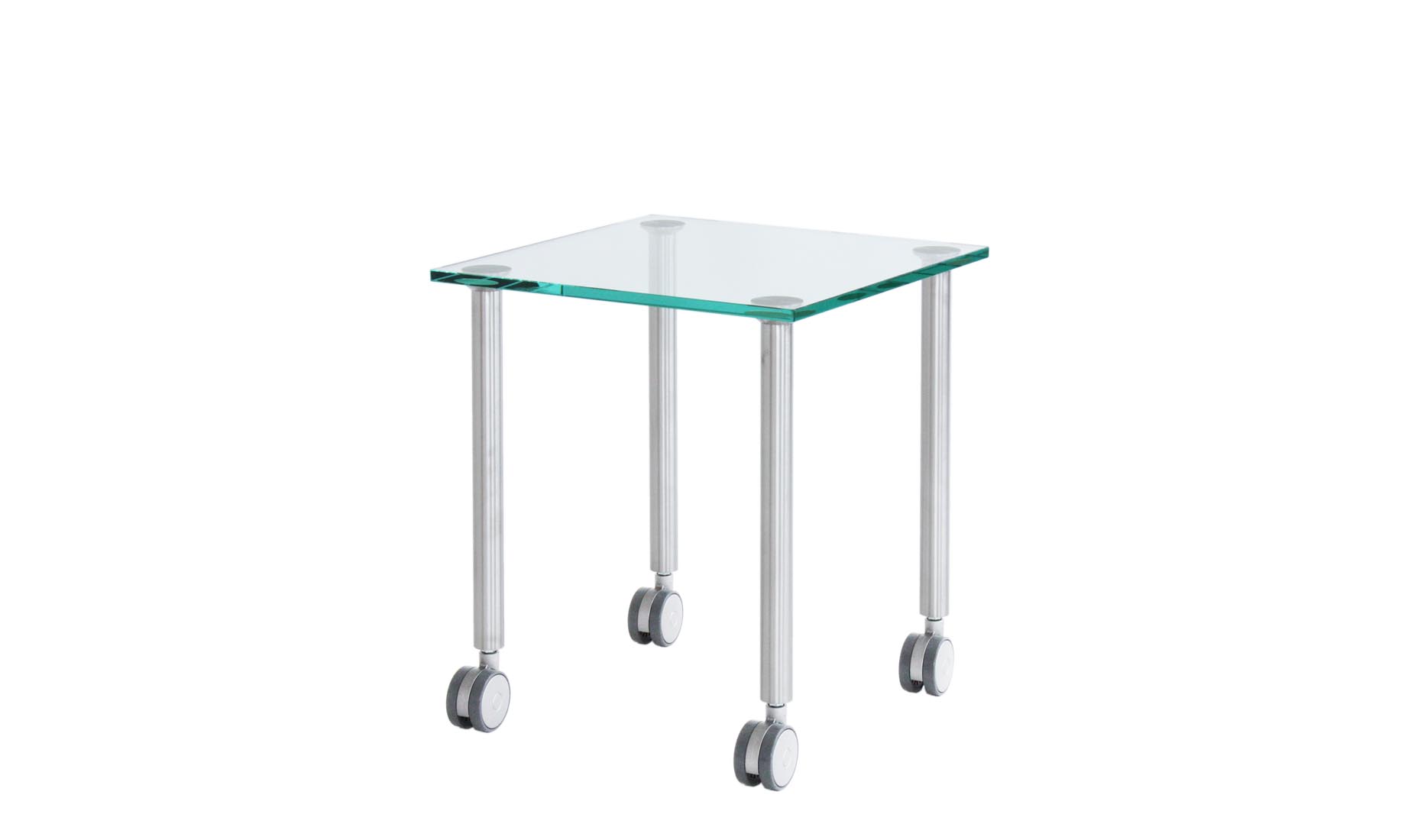 klein Beistelltisch auf Rollen nach Maß - 40x40cm