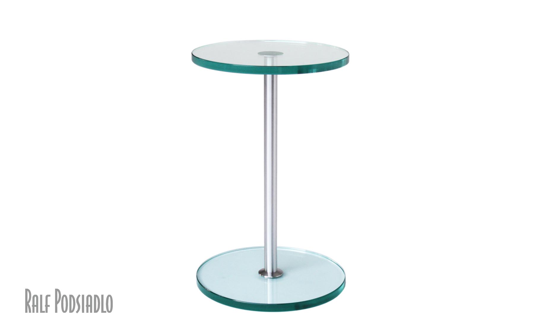 Beistelltisch, rund, nach Maß, Glas 19mm stark