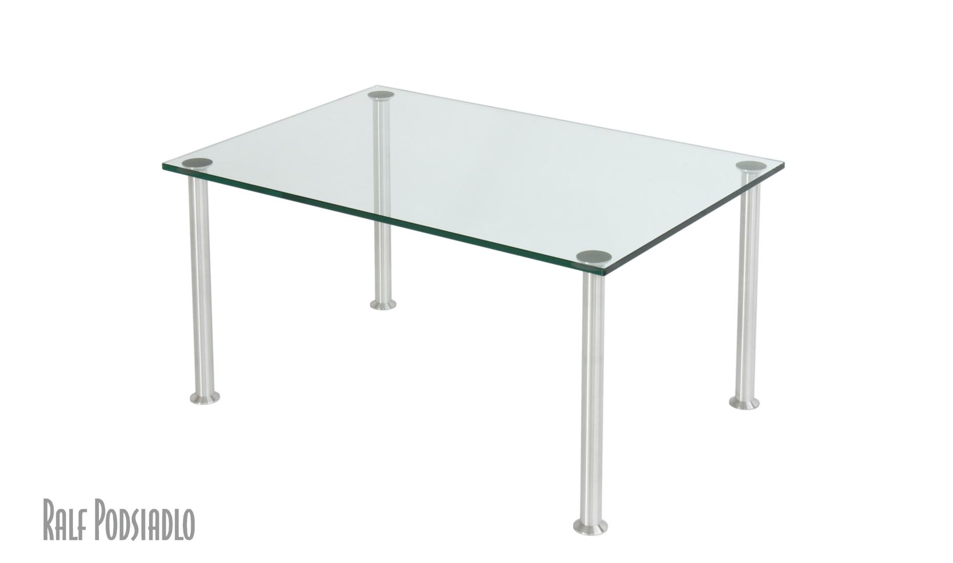 Couchtische mit rechteckigen Glasplatten nach Maß